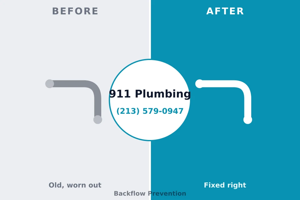 Before and after: plumbing repair Indian Springs Village, AL